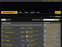 Tablet Screenshot of forum.earwolf.com